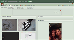 Desktop Screenshot of c-gfx.deviantart.com