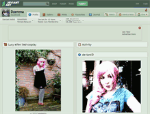 Tablet Screenshot of dzerena.deviantart.com