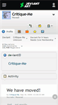 Mobile Screenshot of critique-me.deviantart.com