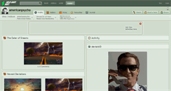 Desktop Screenshot of americanpsycho.deviantart.com
