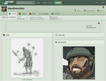 Tablet Screenshot of islandmountain.deviantart.com