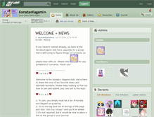 Tablet Screenshot of konataxkagami.deviantart.com