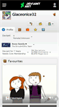 Mobile Screenshot of glaceonice32.deviantart.com