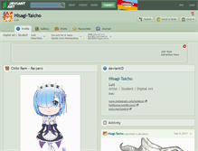 Tablet Screenshot of hisagi-taicho.deviantart.com