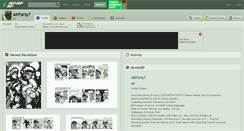 Desktop Screenshot of akforty7.deviantart.com