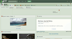 Desktop Screenshot of gryzor.deviantart.com