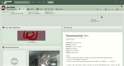 Desktop Screenshot of jewelkat.deviantart.com