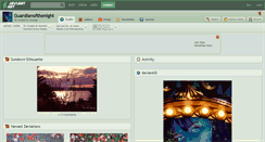 Desktop Screenshot of guardianofthenight.deviantart.com
