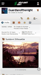 Mobile Screenshot of guardianofthenight.deviantart.com