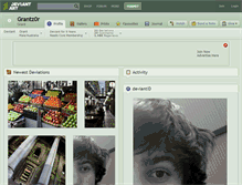 Tablet Screenshot of grantz0r.deviantart.com