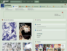 Tablet Screenshot of nertissas.deviantart.com