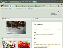 Tablet Screenshot of isyde.deviantart.com