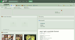 Desktop Screenshot of cxt4ever.deviantart.com