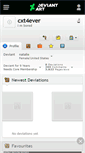 Mobile Screenshot of cxt4ever.deviantart.com