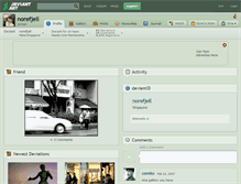Tablet Screenshot of norefjell.deviantart.com
