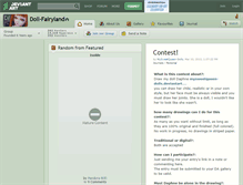Tablet Screenshot of doll-fairyland.deviantart.com