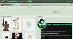 Desktop Screenshot of gossamerkiss.deviantart.com