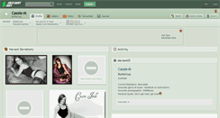 Desktop Screenshot of cassie-m.deviantart.com