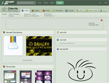 Tablet Screenshot of chiew96.deviantart.com