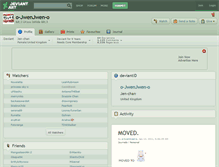 Tablet Screenshot of o-jwenjwen-o.deviantart.com