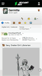 Mobile Screenshot of germille.deviantart.com