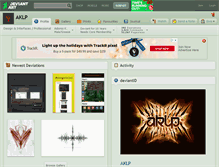 Tablet Screenshot of aklp.deviantart.com