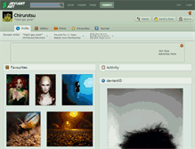 Tablet Screenshot of chirurotsu.deviantart.com