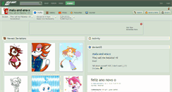 Desktop Screenshot of malu-and-ana-x.deviantart.com