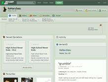Tablet Screenshot of itanarusasu.deviantart.com
