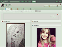 Tablet Screenshot of cupidsgun.deviantart.com
