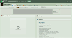 Desktop Screenshot of mars-walker.deviantart.com