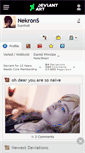 Mobile Screenshot of nekrons.deviantart.com