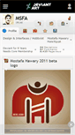Mobile Screenshot of msfa.deviantart.com