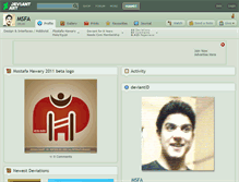 Tablet Screenshot of msfa.deviantart.com