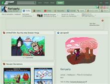 Tablet Screenshot of fiori-party.deviantart.com