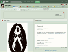 Tablet Screenshot of maracate.deviantart.com