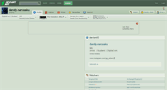 Desktop Screenshot of dandy-narusaku.deviantart.com