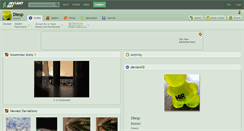 Desktop Screenshot of diesp.deviantart.com