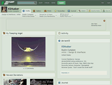 Tablet Screenshot of kshusker.deviantart.com