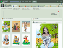 Tablet Screenshot of darededo.deviantart.com