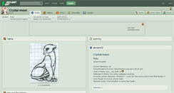 Desktop Screenshot of crystal-moon.deviantart.com