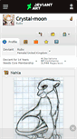 Mobile Screenshot of crystal-moon.deviantart.com