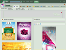 Tablet Screenshot of mohager.deviantart.com