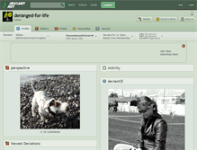 Tablet Screenshot of deranged-for-life.deviantart.com