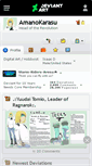 Mobile Screenshot of amanokarasu.deviantart.com