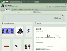 Tablet Screenshot of cav10281.deviantart.com