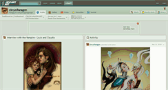 Desktop Screenshot of circus9aragon.deviantart.com
