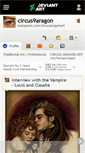 Mobile Screenshot of circus9aragon.deviantart.com