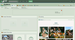 Desktop Screenshot of bluebacon.deviantart.com