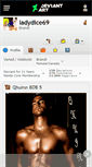 Mobile Screenshot of ladydice69.deviantart.com